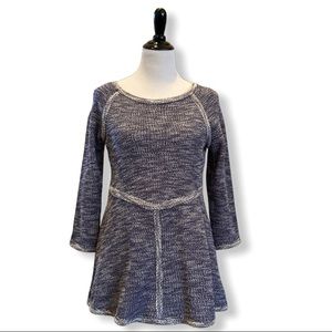 Calvin Klein Textured Knit 3/4 Sleeve Tunic
